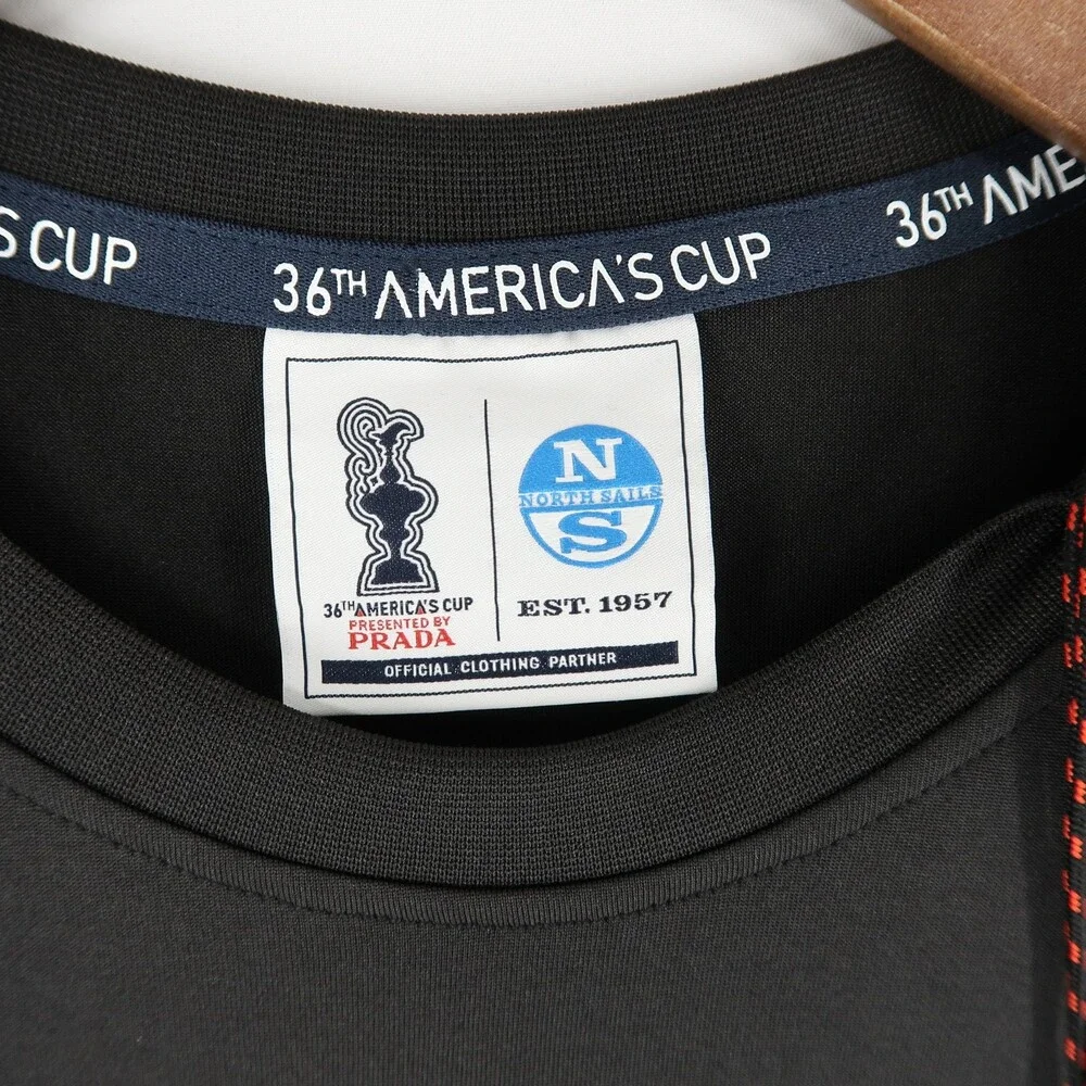 North Sails Americas Cup Shirt‎ Mens XS Black Leave Nothing To Chance Tee 36th
